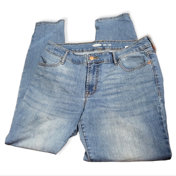 Old Navy Super Skinny Jeans Size 10 Light Wash Denim Skinny Jeans - Picture 6 of 15